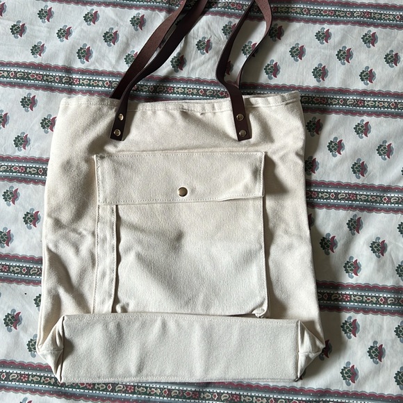 Kale printed tote bag - Picture 3 of 5